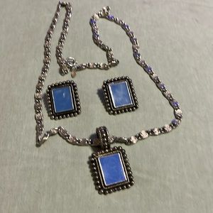 Necklace and earrings